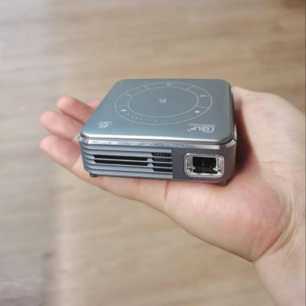 Mini Portable Projector Rechargeable Battery - ミニ 3D ポータブルプロジェクター 4K DLP Android