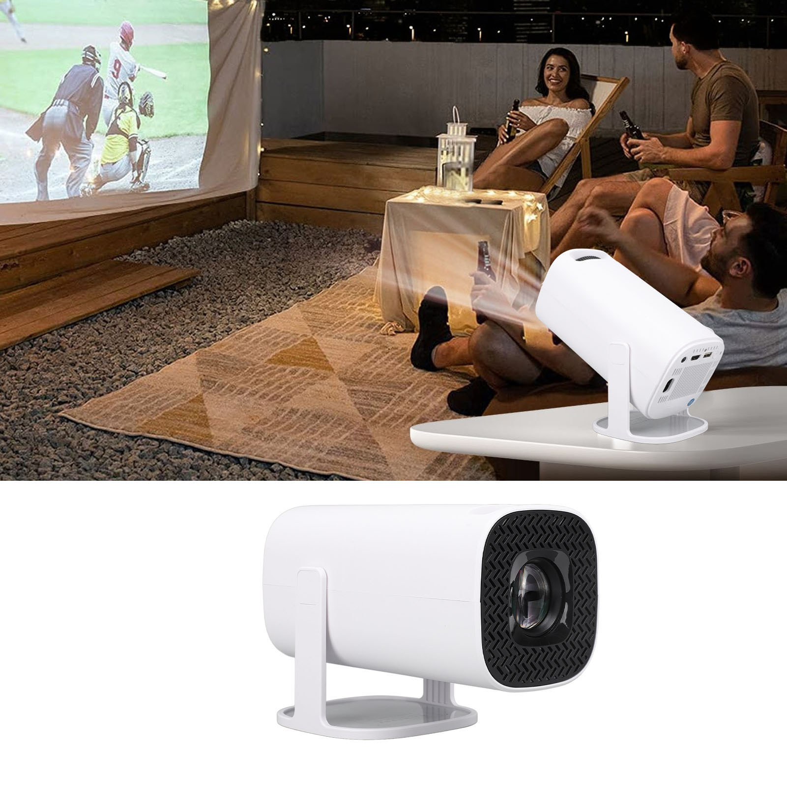 4K Smart Projector Android 11 Wifi 6 - P30 1080P FHP 4K LED プロジェクター