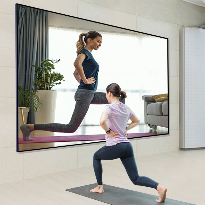 Alr Ambient Light Rejecting Projector Screen - ハイコントラスト固定フレームプロジェクタースクリーン,ホームシアター用,アンビエントライト除去,4k 3d alr,xgimi h3