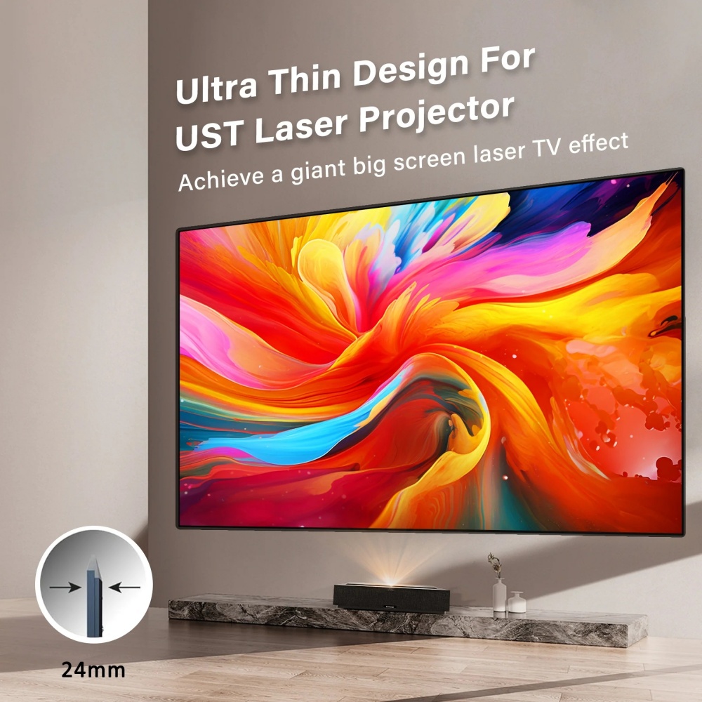 Alr Ambient Light Rejecting Projector Screen - フレネルALR光学スクリーン USTプロジェクター用 4.0高ゲイン 環境光除去 ホームシアター用 昼光下使用