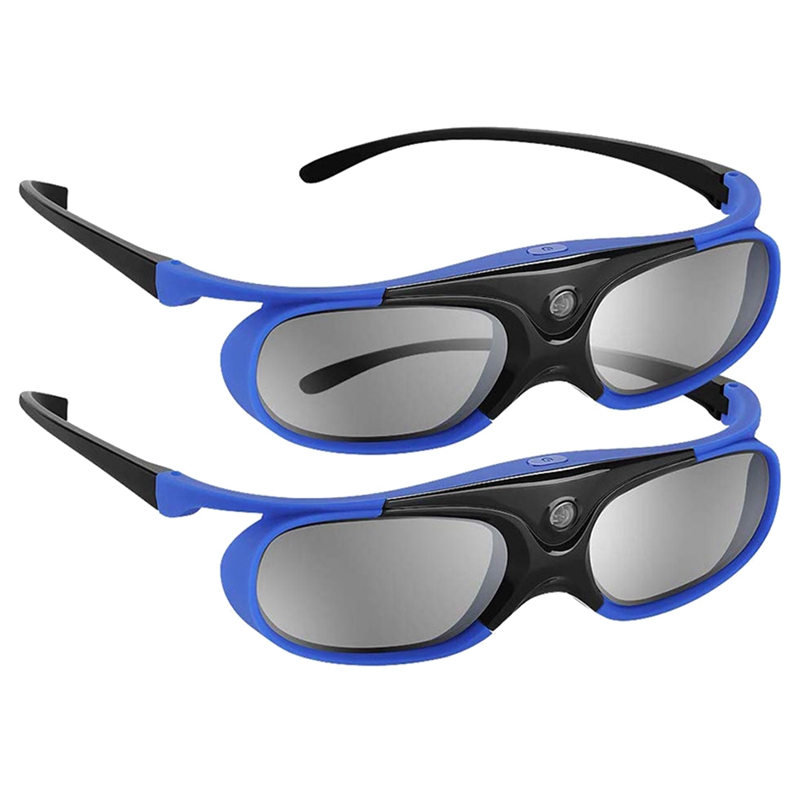 Active 3D Glasses Dlp Link Projector - 2 個のアクティブ シャッター アイウェア DLP-Link 3D