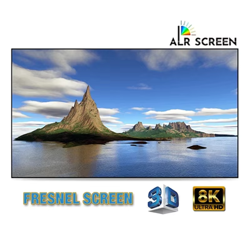 Alr Ambient Light Rejecting Projector Screen - Yovanxer ALRフレネル5.0 Pro固定フレームプロジェクションスクリーン、Vidda C1S C2 C3ロングスロープロジェクター用アンビエントライトリジェクション