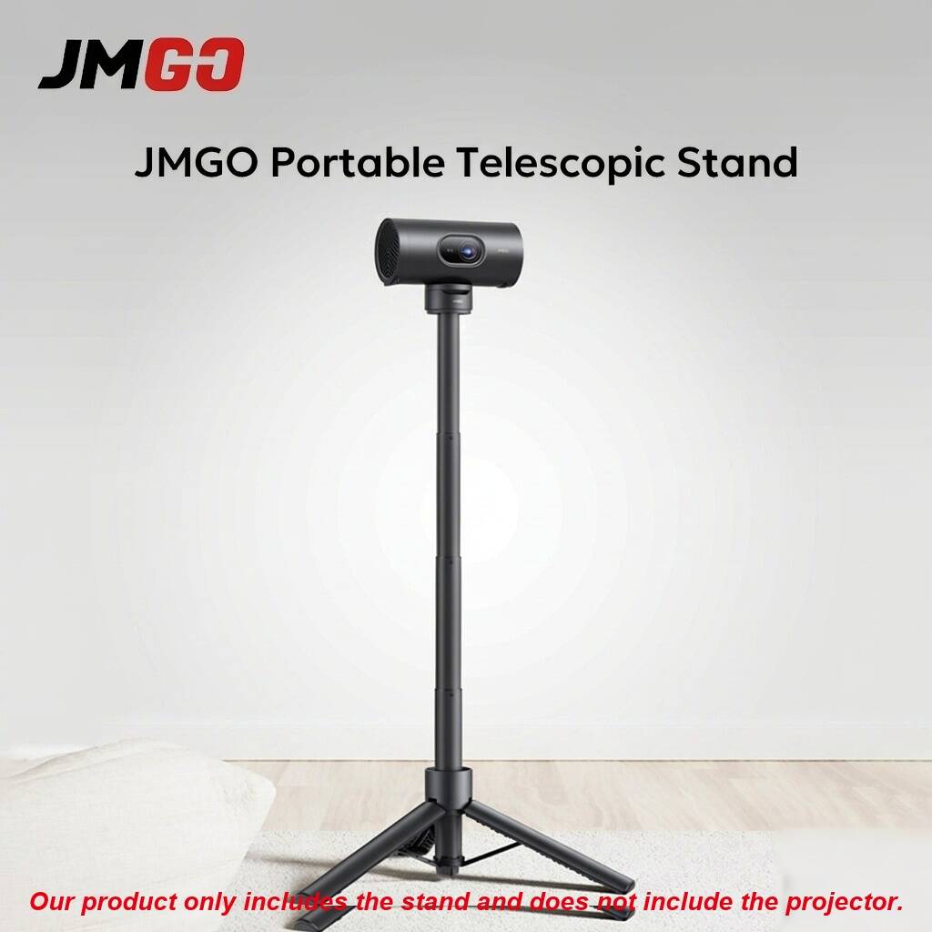 Projector Floor Stand Tripod Adjustable - JMGO製、持ち運び可能な伸縮式プロジェクター三脚。高さ調整可能なフロアスタンドで、P3/P5シリーズモデル、およびXGIMI Dangbeiモデルに対応。