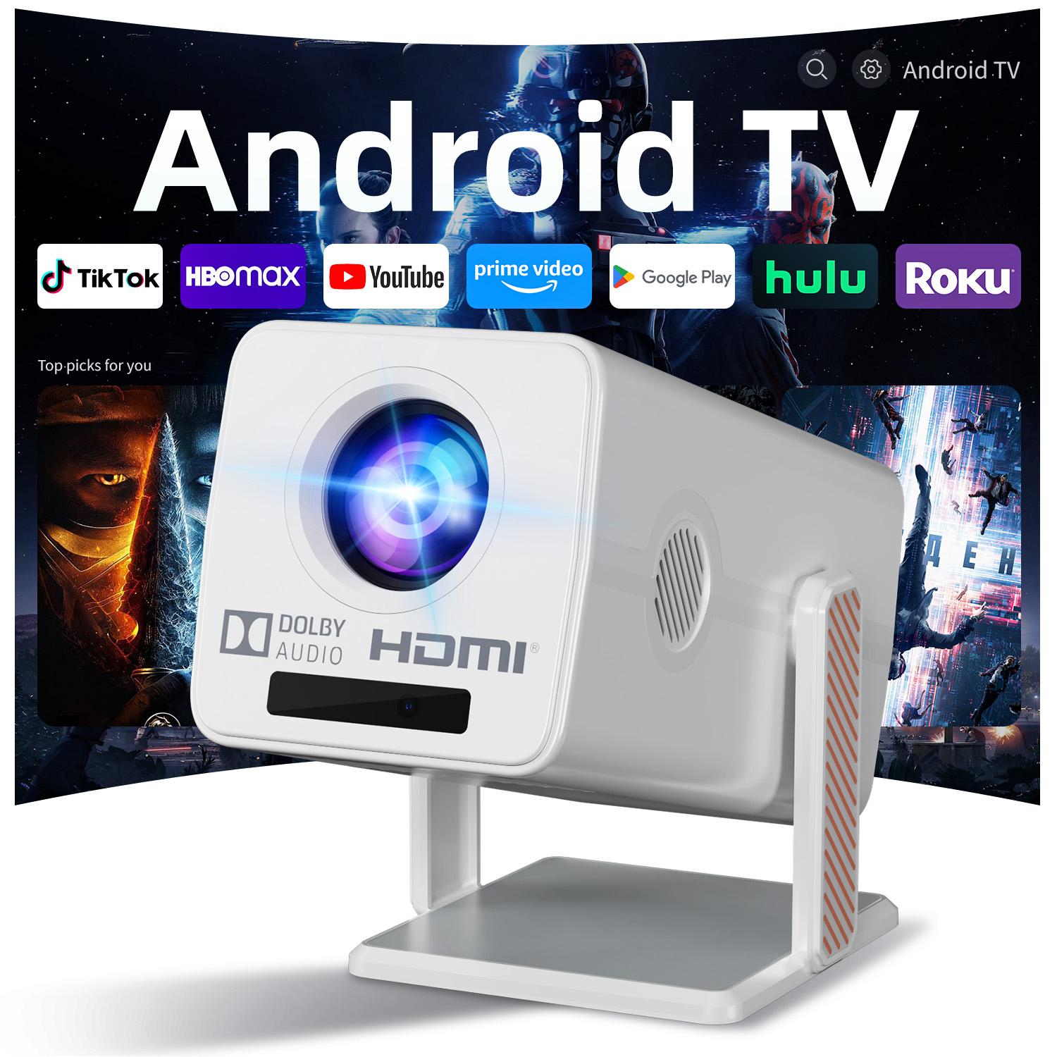 Auto Focus Keystone Correction Projector - HM103スマートアンドロイド13プロジェクター ネイティブ1080P 4Kデコード 230ANSI オートフォーカス オートキーストーン補正
