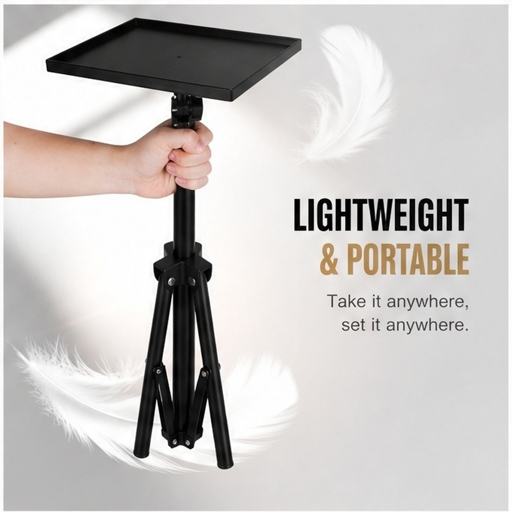 ビジネスや家庭での使用に最適な、高さ調節可能なポータブルプロ - Projector Floor Stand Tripod Adjustable のレビューと価格
