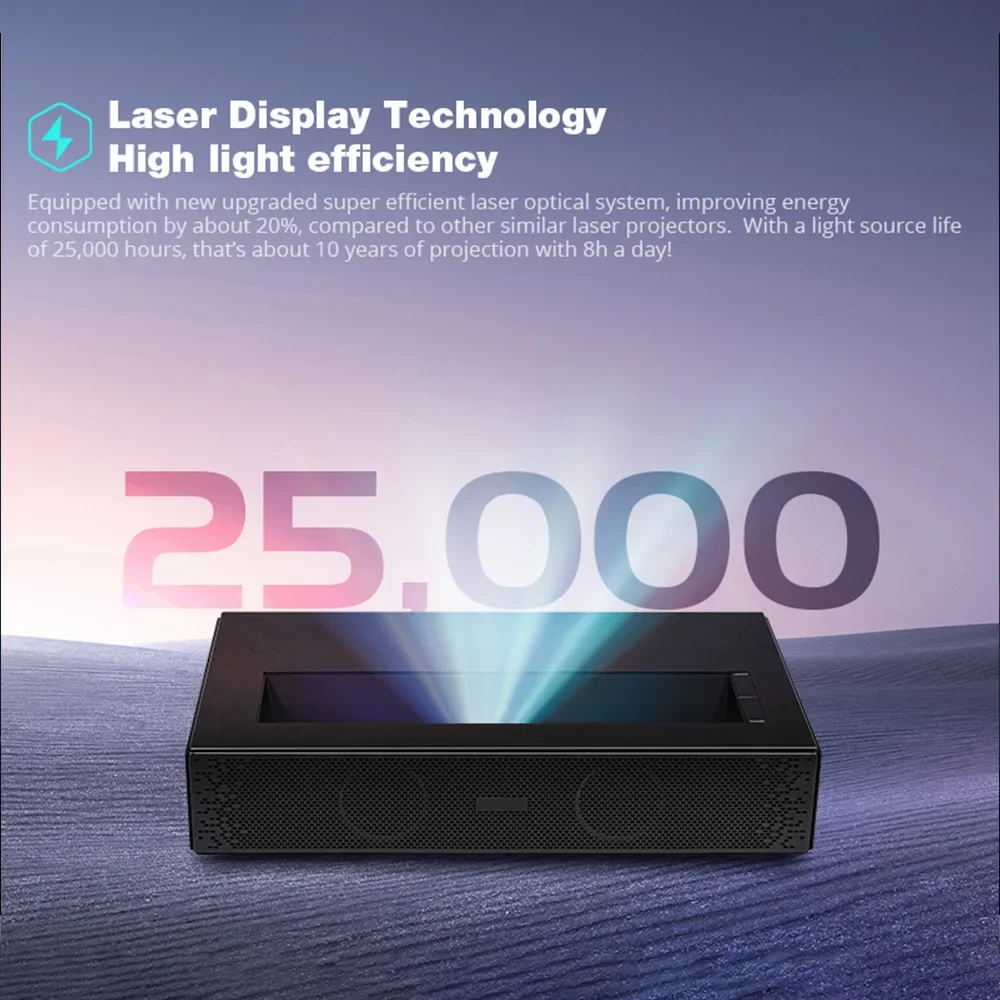 レーザープロジェクター 4K HD 3色超短焦点オートスマー - Ultra Short Throw Laser Projector 4K のレビューと価格