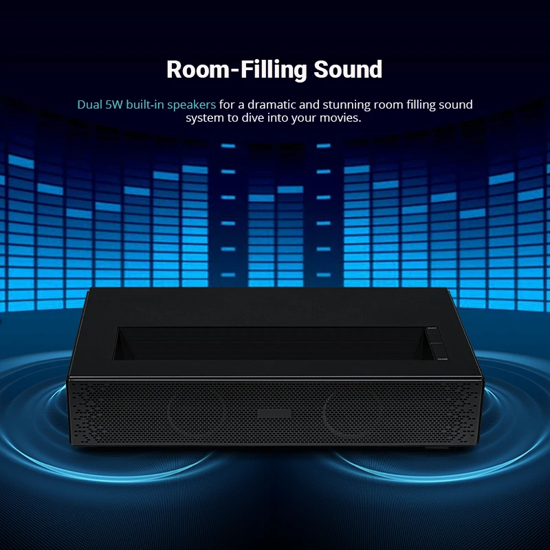 ホタック D068 フルHD 短焦点ホームシアタープロジェク - Ultra Short Throw Laser Projector 4K のレビューと価格