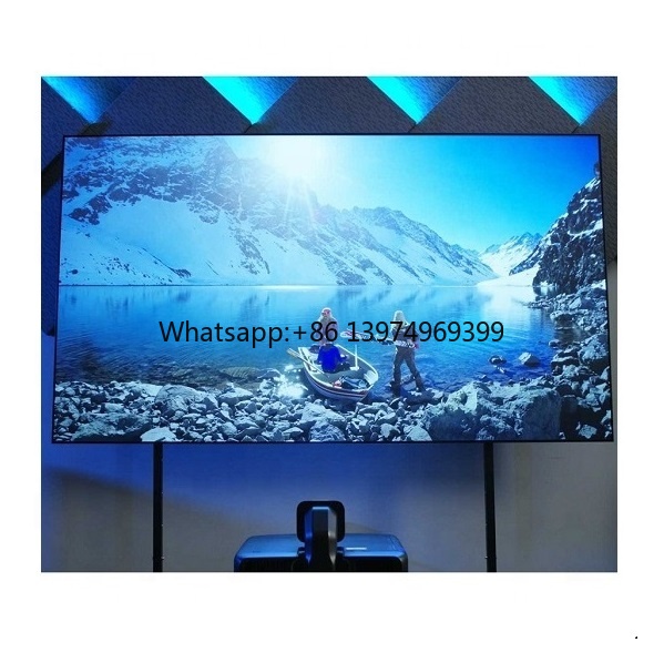 120インチ、周囲光を遮断するUST ALRプロジェクション - Ultra Short Throw Laser Projector 4K のレビューと価格