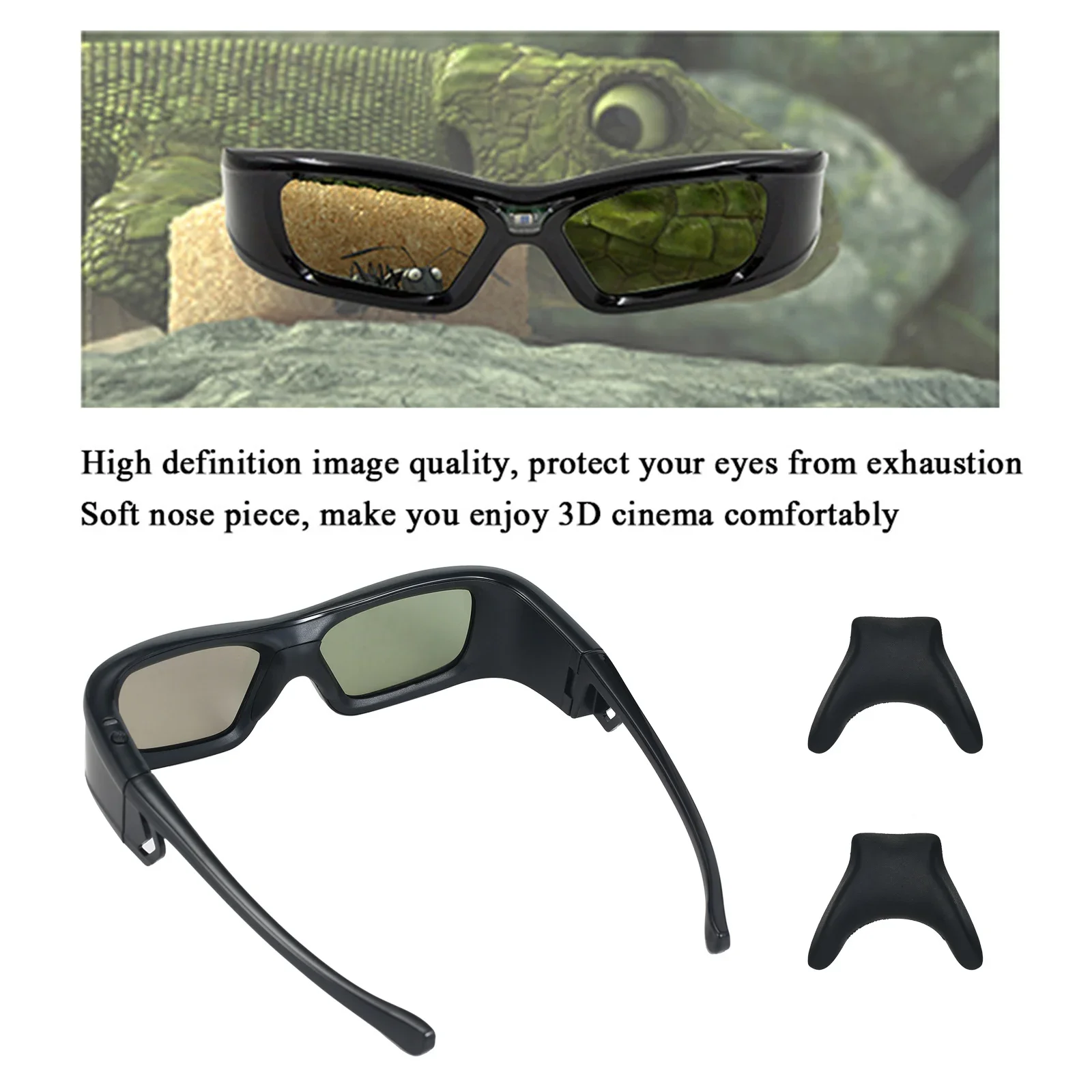 VRグラス 3D DLPリンクグラス XR GL410 プロ - Active 3D Glasses Dlp Link Projector のレビューと価格