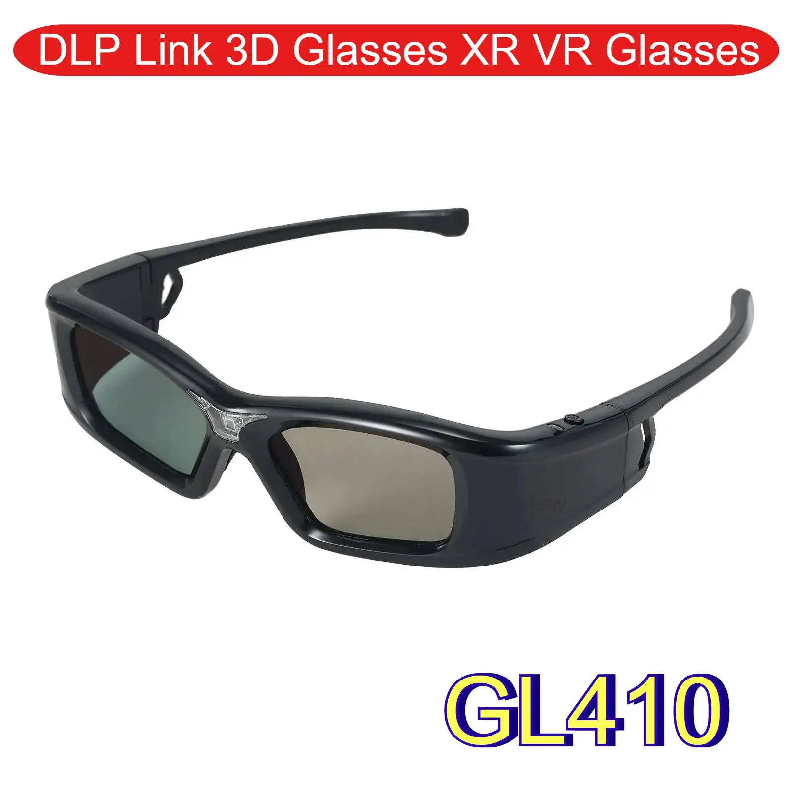 VRグラス 3D DLPリンクグラス XR GL410 プロ - Active 3D Glasses Dlp Link Projector のレビューと価格