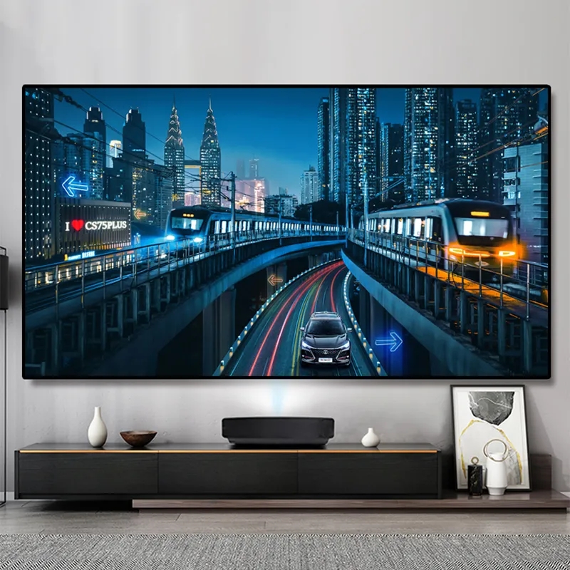 80インチ新型フレネル5.0 Pro ALR USTプロジェ - Ultra Short Throw Laser Projector 4K のレビューと価格