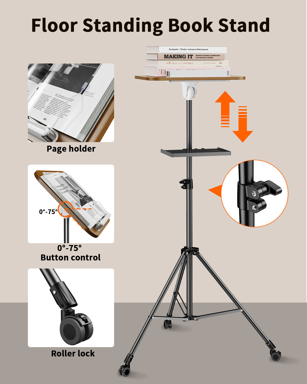 Oatsbasf ポータブル ラップトップ三脚 フロアスタン - Projector Floor Stand Tripod Adjustable のレビューと価格