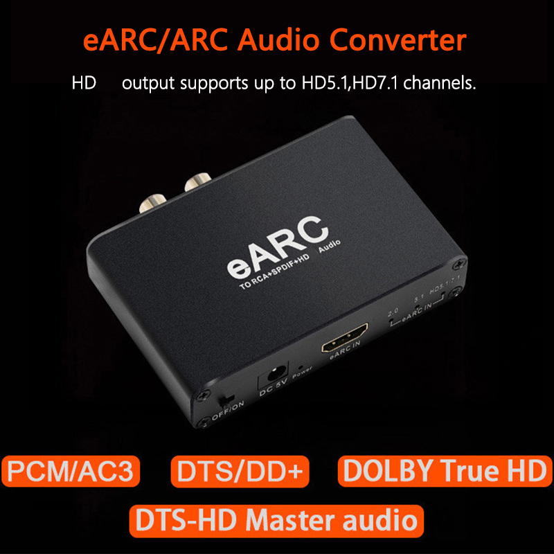 RCA オーディオエクストラクターコンバーター EARC H - Optical Audio Hdmi Earc Extractor のレビューと価格