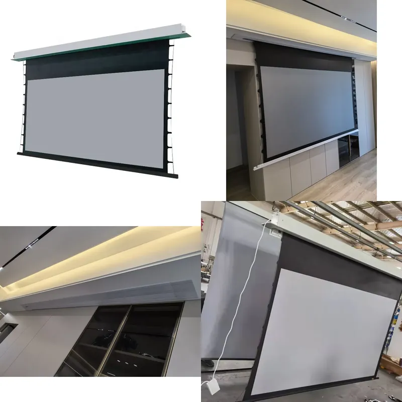 72～150インチ ALR天井埋め込み電動プロジェクタースク - Alr Ambient Light Rejecting Projector Screen のレビューと価格