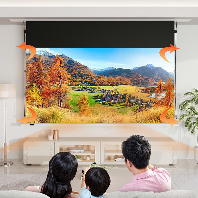 天井埋め込み式プロジェクタースクリーン,4k,8kプレミアム - Alr Ambient Light Rejecting Projector Screen のレビューと価格