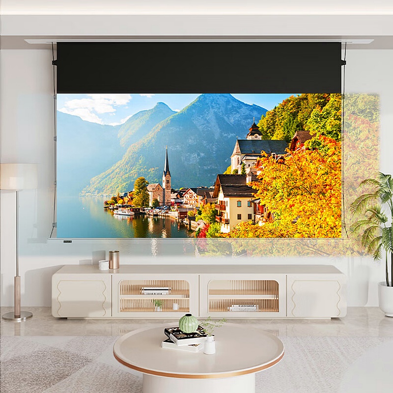 天井埋め込み式プロジェクタースクリーン,4k,8kプレミアム - Alr Ambient Light Rejecting Projector Screen のレビューと価格