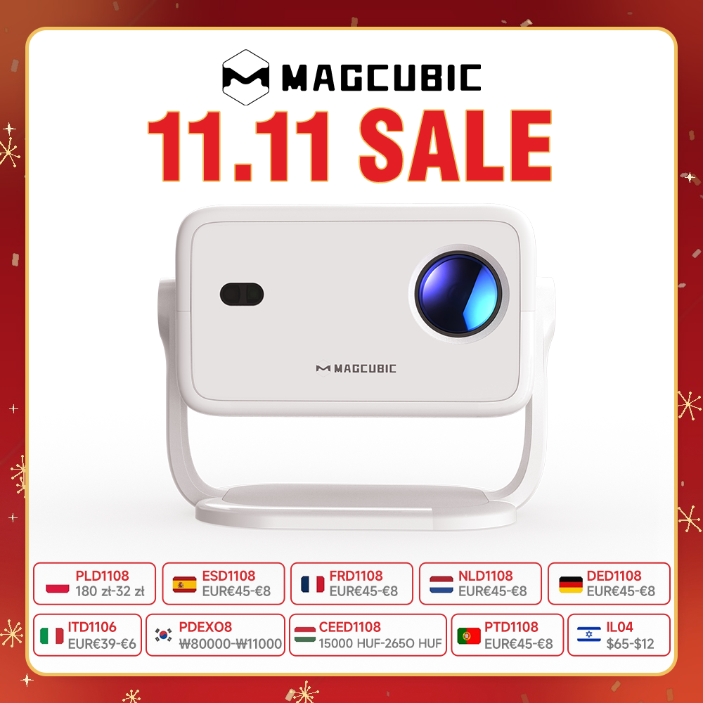 Magcubic 8K L018 プロジェクター 650AN - Auto Focus Keystone Correction Projector のレビューと価格