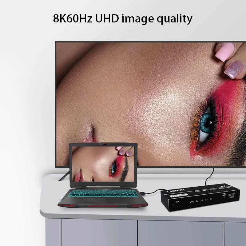 8K HDMIオーディオエクストラクター eARCリターン付 - Optical Audio Hdmi Earc Extractor のレビューと価格