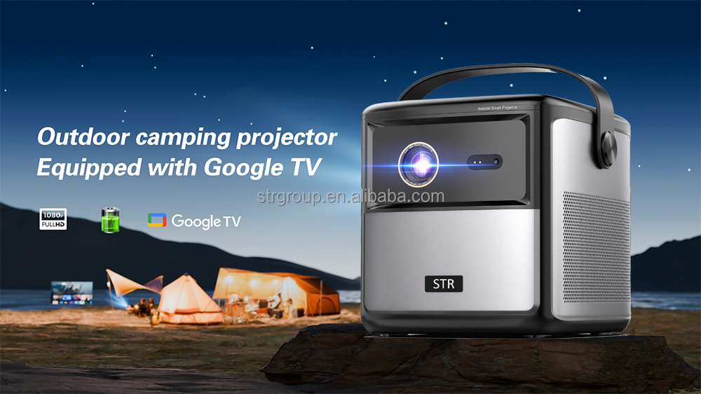 充電式バッテリー搭載ポータブルプロジェクター モバイル接続  - Mini Portable Projector Rechargeable Battery のレビューと価格