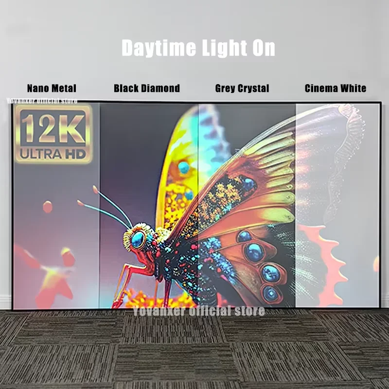 人気サイズ アンビエントライトリジェクティング ブラックダイ - Alr Ambient Light Rejecting Projector Screen のレビューと価格