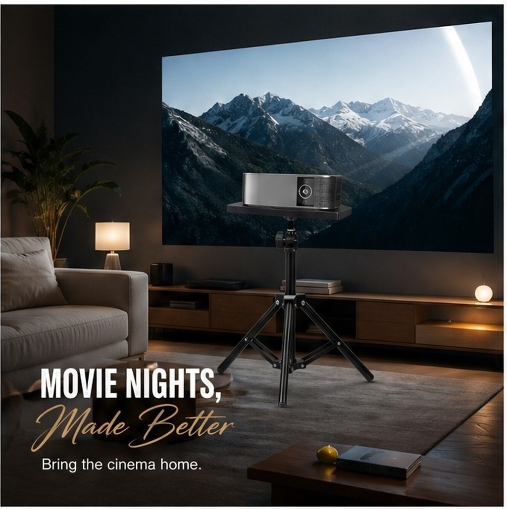 プロジェクター用スタンド。高さ調節可能な三脚式で、オフィスや - Projector Floor Stand Tripod Adjustable のレビューと価格