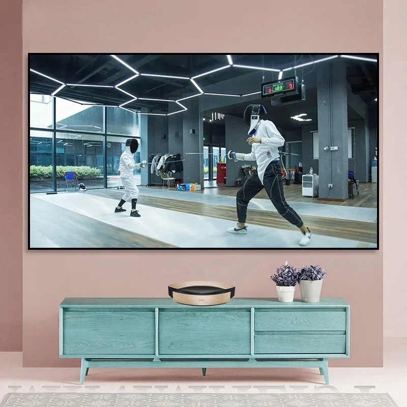 80インチ、100インチ、120インチ 超短焦点 アンビエン - Alr Ambient Light Rejecting Projector Screen のレビューと価格