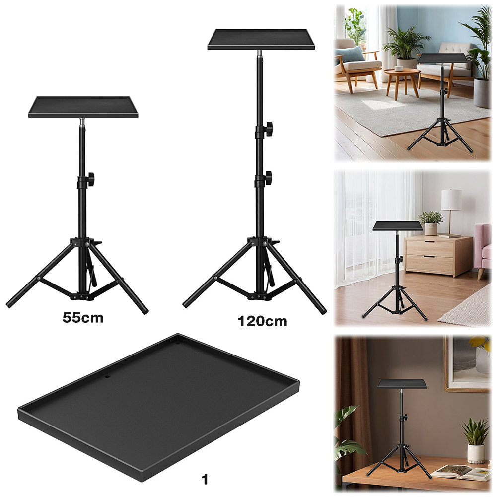 ユニバーサルラップトッププロジェクター三脚スタンド 1/4  - Projector Floor Stand Tripod Adjustable のレビューと価格