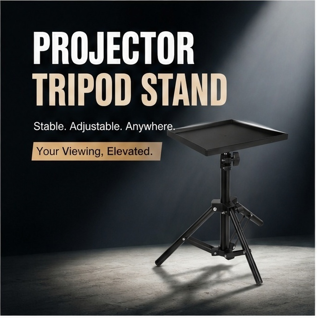 高さ調節可能なプロジェクター用三脚スタンド – オフィス、ビ - Projector Floor Stand Tripod Adjustable のレビューと価格