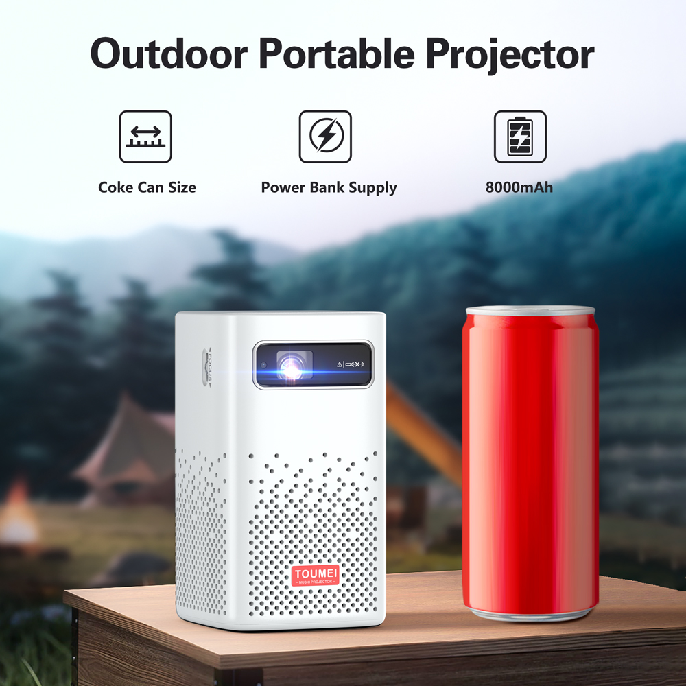 卸売購入 充電式プロジェクター DLP 720P アンドロイ - Mini Portable Projector Rechargeable Battery のレビューと価格