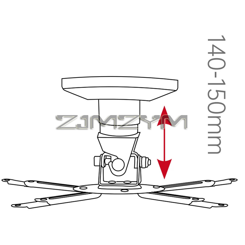 プロジェクターブラケット プロジェクター天井マウント ウォー - Projector Ceiling Mount Bracket Universal のレビューと価格