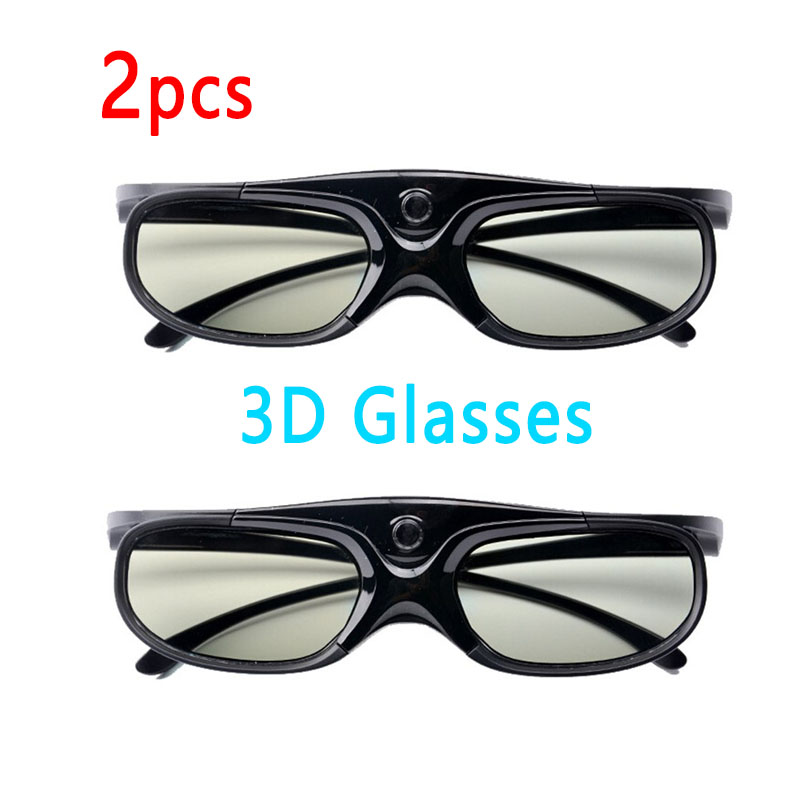 2 ピース/1 PC 3D ユニバーサルメガネ Xgimi  - Active 3D Glasses Dlp Link Projector のレビューと価格