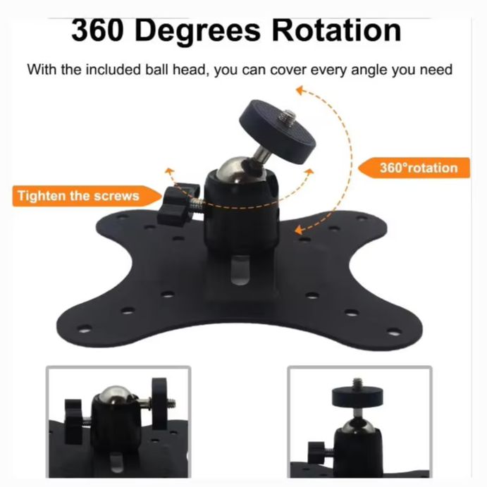 360度回転ボール式垂直取り付けプロジェクターブラケット、壁 - Projector Ceiling Mount Bracket Universal のレビューと価格