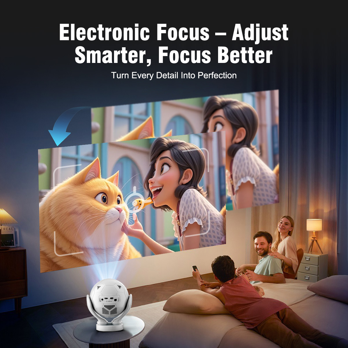 Magcubic ボイスコントロールプロジェクター HY32 - Auto Focus Keystone Correction Projector のレビューと価格