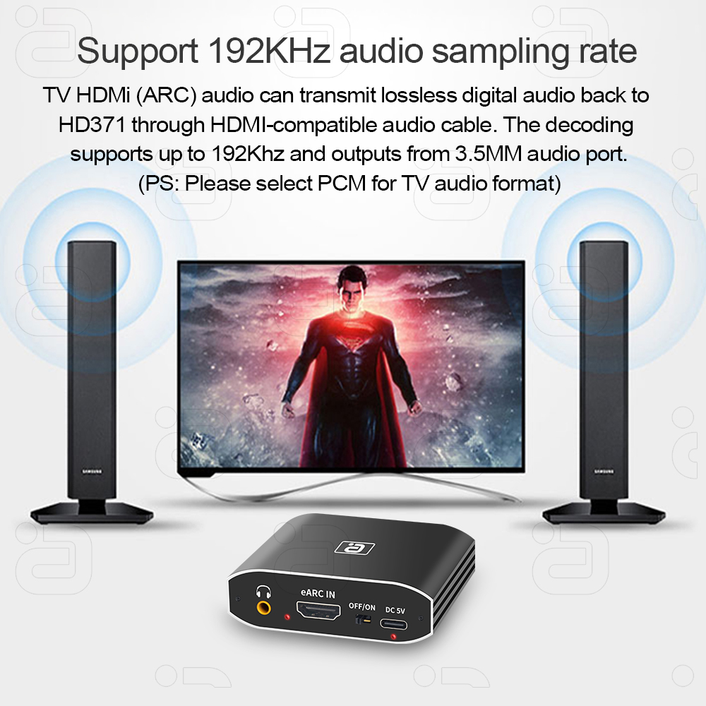 EARC/ARC オーディオエクストラクター 192Khz  - Optical Audio Hdmi Earc Extractor のレビューと価格