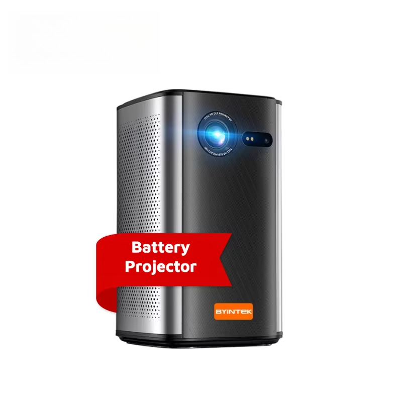BYINTEKミニプロジェクターバッテリー3D対応P70ポケ - Mini Portable Projector Rechargeable Battery のレビューと価格