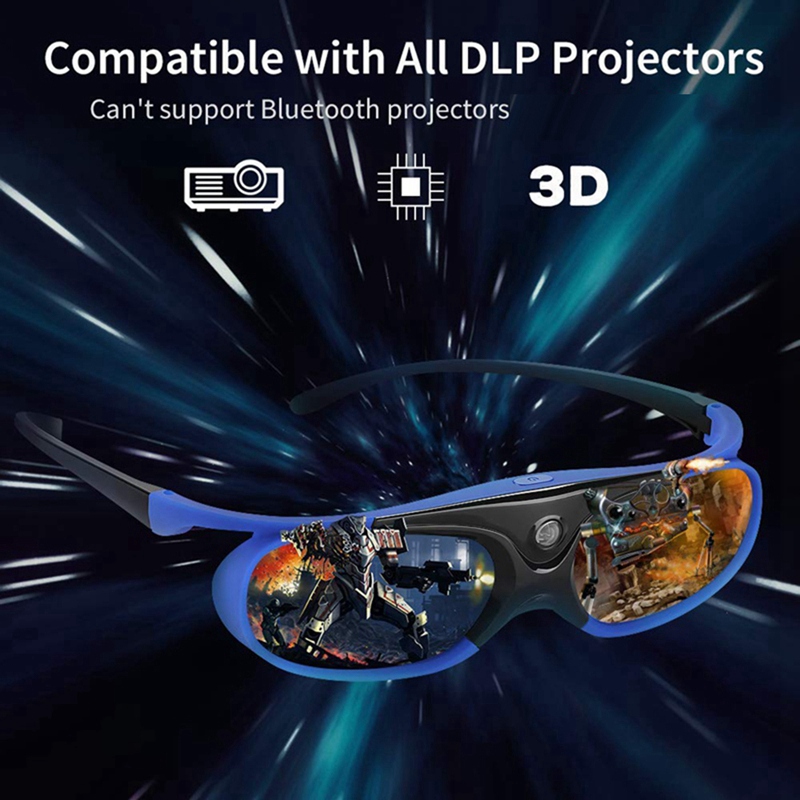 2 個のアクティブ シャッター アイウェア DLP-Link - Active 3D Glasses Dlp Link Projector のレビューと価格