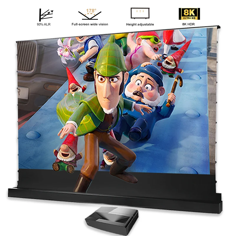 電動フロア昇降型プロジェクションスクリーン 120インチ A - Projector Screen 120 Inch Motorized Ambient のレビューと価格