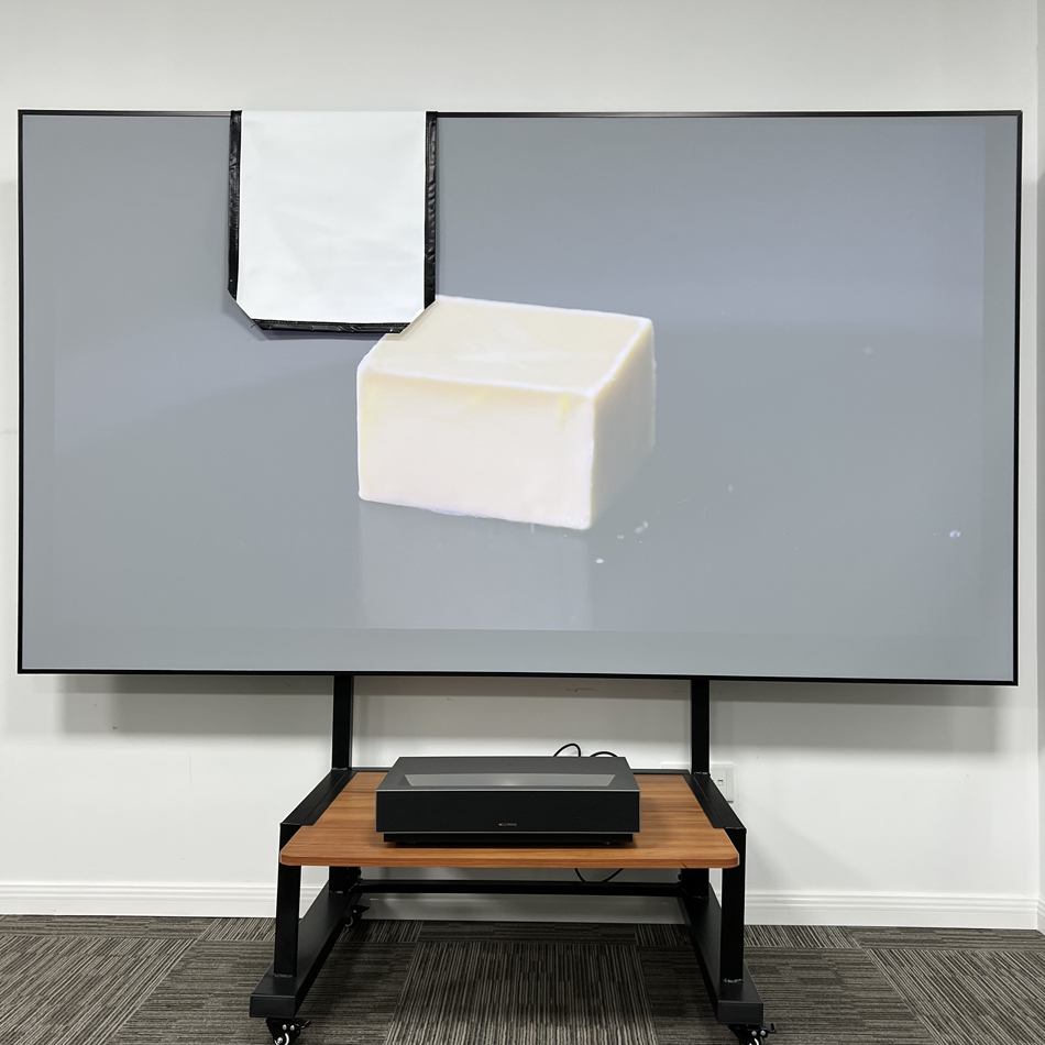 手頃な価格の150インチMaxグレーダイヤモンドUSTフレー - Ultra Short Throw Laser Projector 4K のレビューと価格