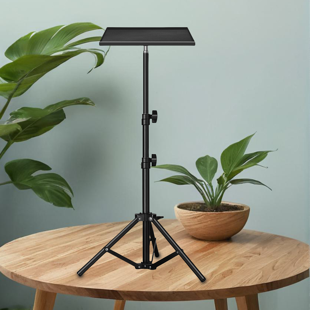 ユニバーサル対応のノートパソコン用プロジェクター三脚スタンド - Projector Floor Stand Tripod Adjustable のレビューと価格