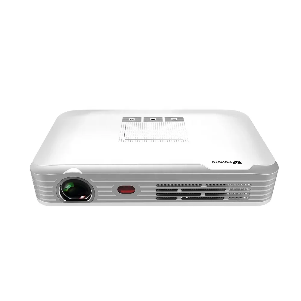 新型WOWOTO T9S Max：450ANSIルーメン、充 - Mini Portable Projector Rechargeable Battery のレビューと価格