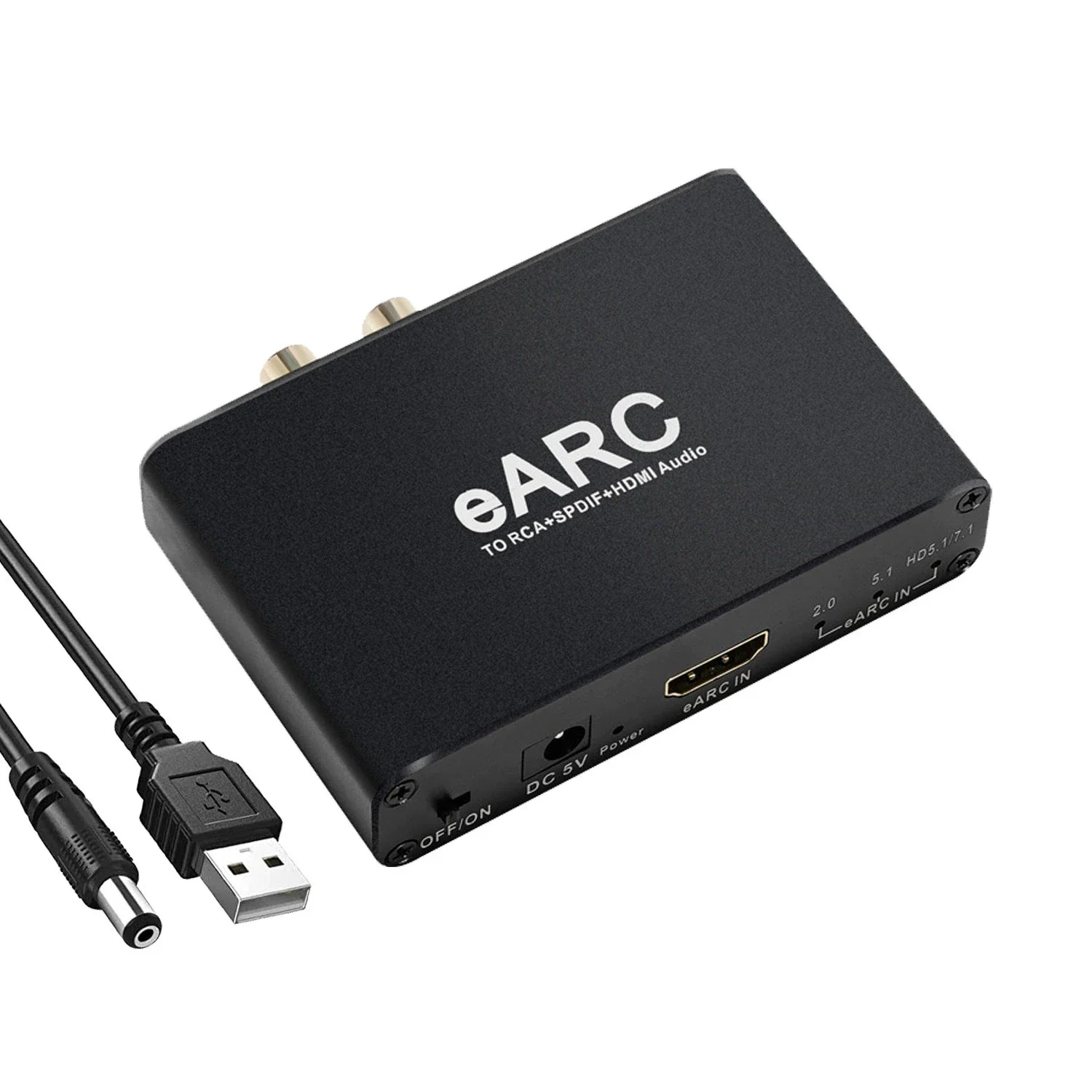 192KHz HDTV EARC ARC to RCA オー - Optical Audio Hdmi Earc Extractor のレビューと価格