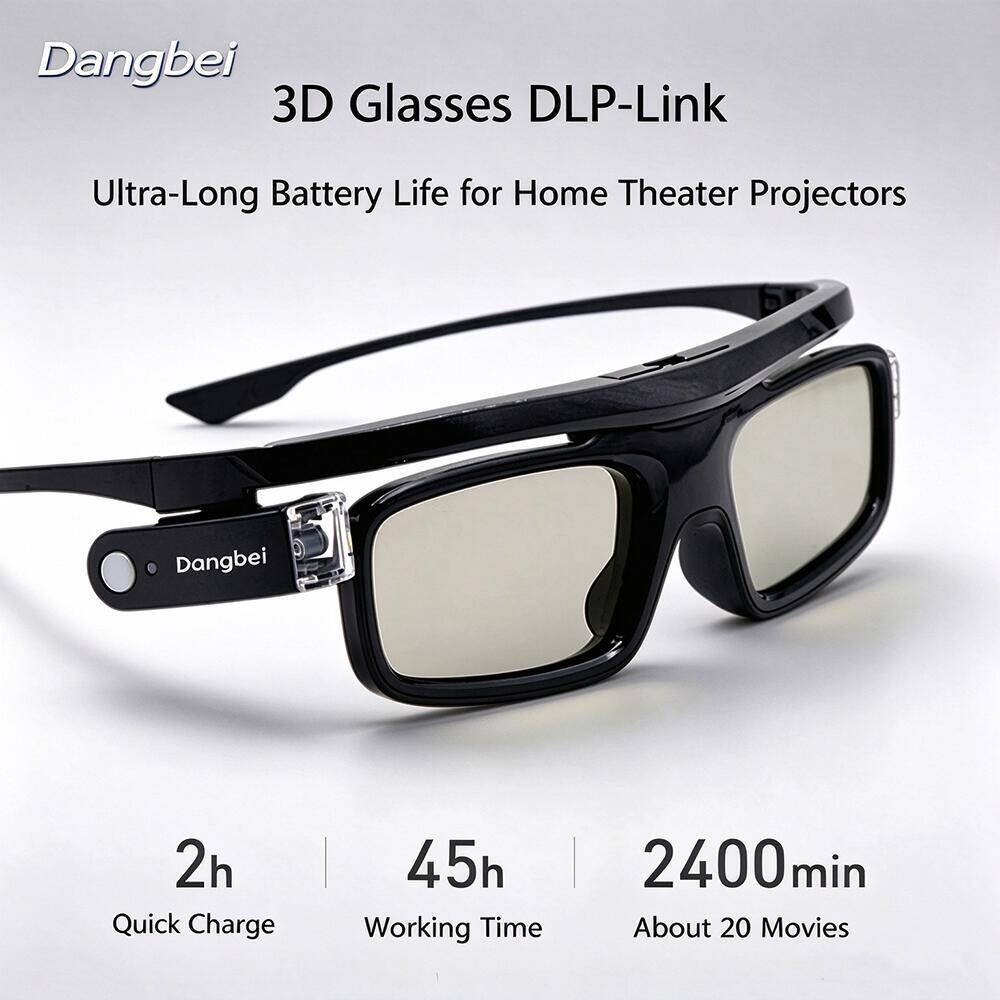 Dangbei プロジェクター用アクセサリー DLP-Lin - Active 3D Glasses Dlp Link Projector のレビューと価格