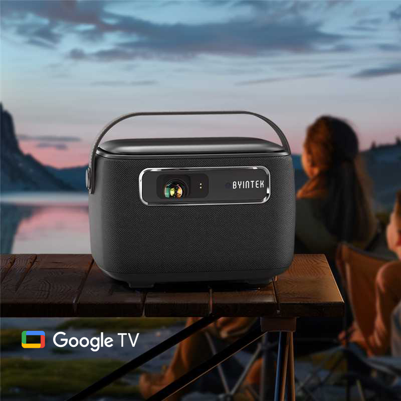 【販売代理店向け無料サンプル】BYINTEK 3D GTV  - Mini Portable Projector Rechargeable Battery のレビューと価格